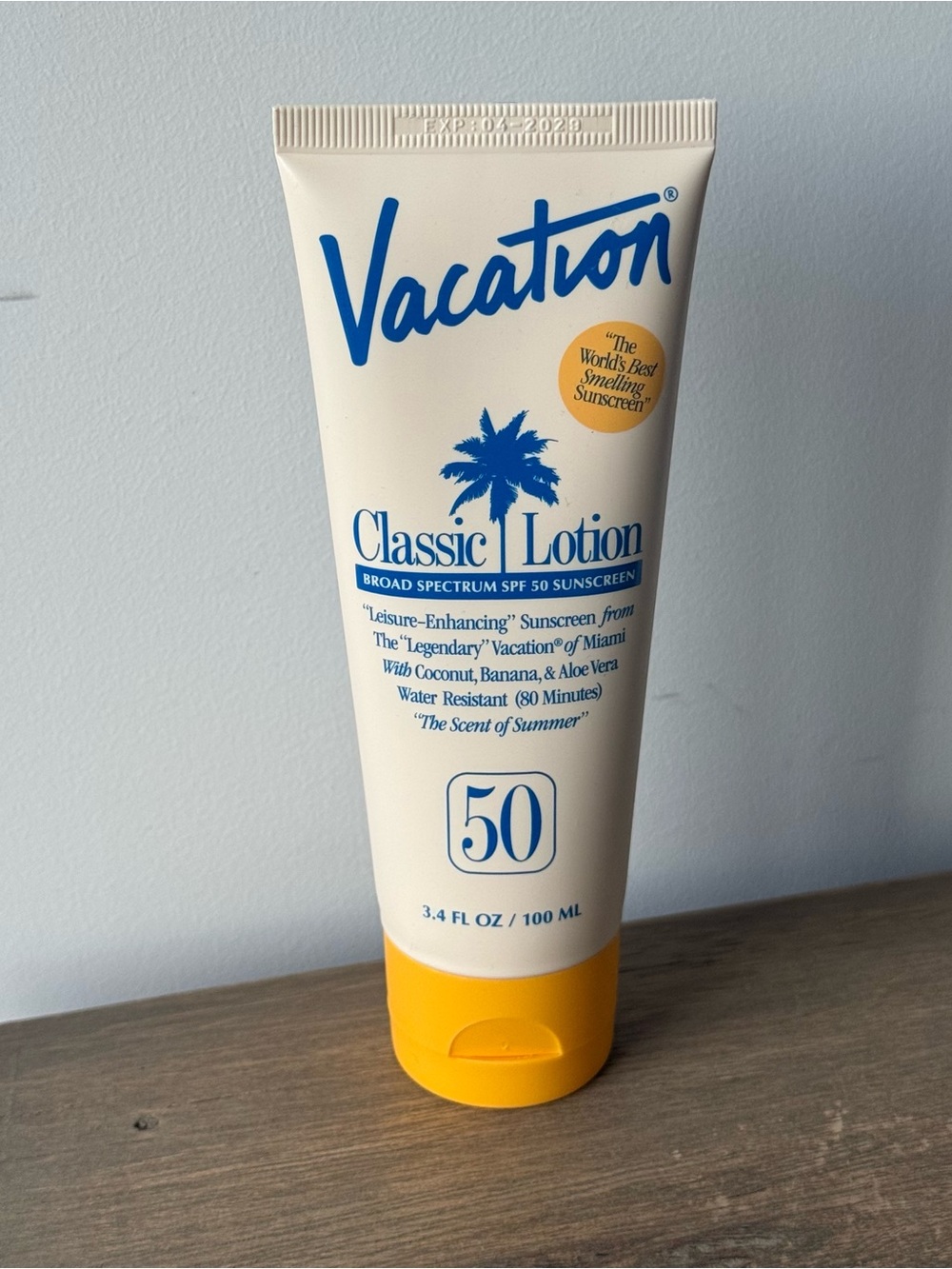 Vacation Classic Lotion SPF 50 Sunscreen - White & Yellow